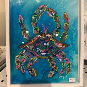 Original and Colorful Crab Painting